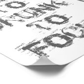 Poster Juste trop ivre pour se concentrer, une citation d (Coin)