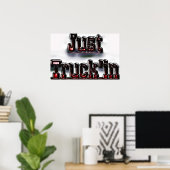Poster Juste un camion (Bureau à domicile)