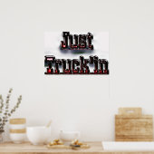 Poster Juste un camion (Cuisine)