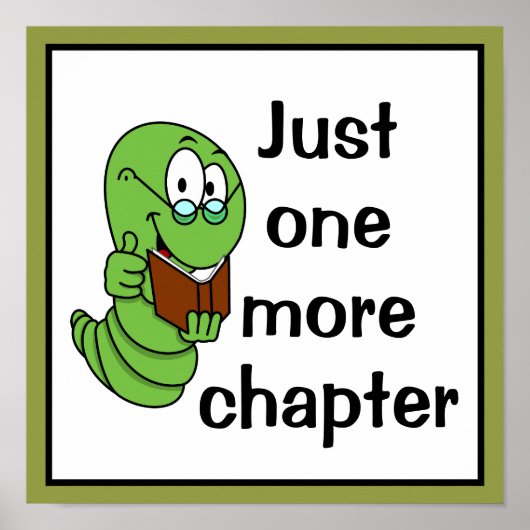 Poster Juste un chapitre de plus Bibliophile (Devant)