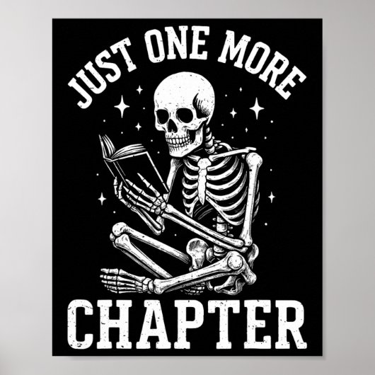 Poster Juste Un Chapitre De Plus Skeleton Lecteur Lecture (Devant)