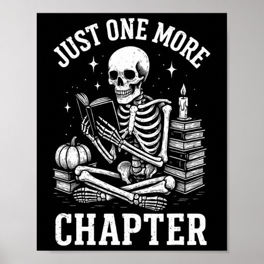 Poster Juste Un Chapitre De Plus Skeleton Lecteur Lecture (Devant)