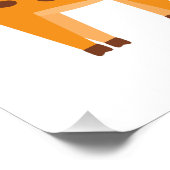 Poster Juste un enseignant qui aime Giraffes Amateur de g (Coin)