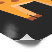 Poster Juste un enseignant qui aime les girafes (Coin)