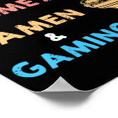 Poster Juste un garçon qui aime Anime Ramen et jeu Ga amu (Coin)