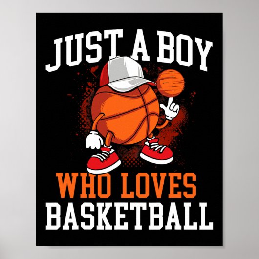 Poster Juste Un Garçon Qui Aime Le Basketball - Plongeurs (Devant)