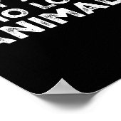 Poster Juste un garçon qui aime les animaux (Coin)