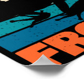 Poster Juste un garçon qui aime les grenouilles - Retro A (Coin)