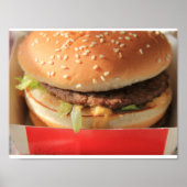 Poster Juste un hamburger classique (Devant)