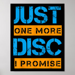 Poster Juste Un Jeu De Golf Disque De Disque Art Slogan Q
