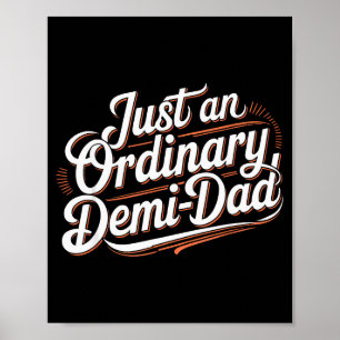 Poster Juste un père demi ordinaire Vintage père fille gr