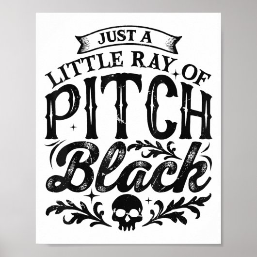 Poster Juste Un Petit Rayon De Pitch Black Saison Éffraya (Devant)