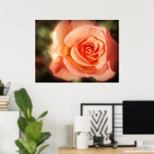 Poster Juste un rose (Bureau à domicile)