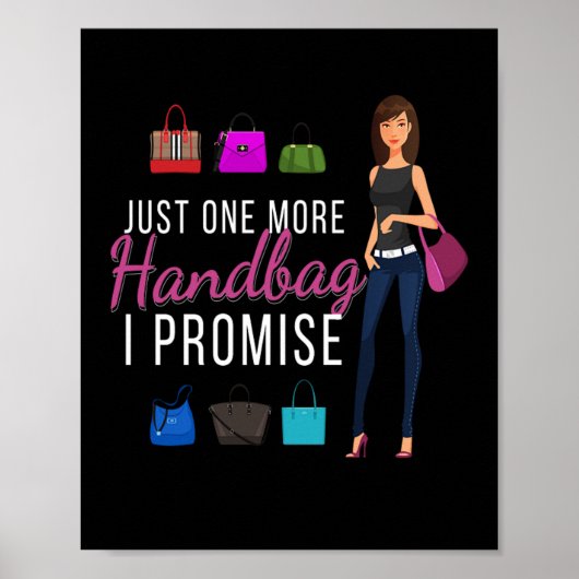 Poster Juste un sac à main de plus mode (Devant)