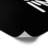 Poster Juste un sec je puise drôle chèvre chèvre chèvre f (Coin)