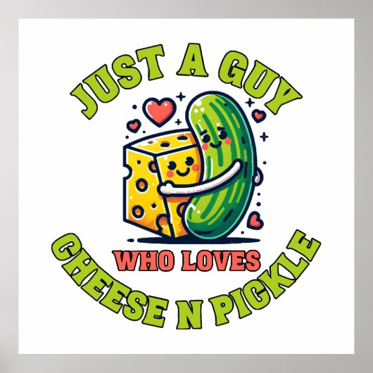 Poster Juste un type qui aime les pickles (Devant)