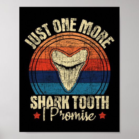 Poster Juste une dent de requin de plus que je promets -  (Devant)
