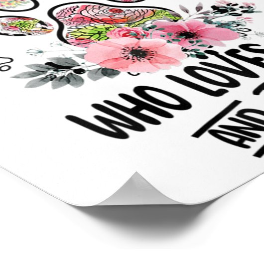 Poster Juste Une Femme Qui Aime Les Chiens Et Les Amoureu (Coin)