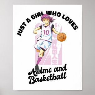 Poster Juste Une Fille Qui Aime Anime Et Sketll Joueur An