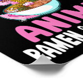 Poster Juste une fille qui aime Anime Ramen et Axolotls K (Coin)