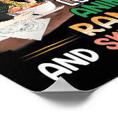 Poster Juste Une Fille Qui Aime Anime Ramen Et Sketching  (Coin)