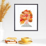 Poster Juste Une Fille Qui Aime Automne Aquarelle Belle A<br><div class="desc">Es-tu une fille qui aime la chute ? Ensuite, vous aimerez notre super mignon et unique automne caucasien d'art mur de beauté imprimé. Le design présente notre beauté caucasienne d'aquarelle peinte à la main avec les cheveux de la femme créé pour ressembler à un collage de différentes feuilles de chute...</div>