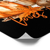 Poster Juste Une Fille Qui Aime Chute Coquette Citrouille (Coin)