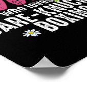 Poster Juste Une Fille Qui Aime La Boxe Nue (Coin)