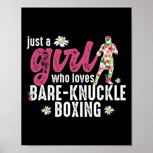 Poster Juste Une Fille Qui Aime La Boxe Nue (Devant)
