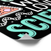 Poster Juste Une Fille Qui Aime La Science De Retour À L' (Coin)