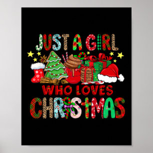 Poster Juste une fille qui aime le cacao chaud amusant No