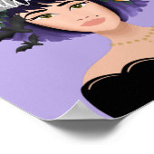 Poster Juste Une Fille Qui Aime Le Costume D'Halloween Be (Coin)