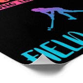 Poster Juste Une Fille Qui Aime Le Hockey De Champ G (Coin)