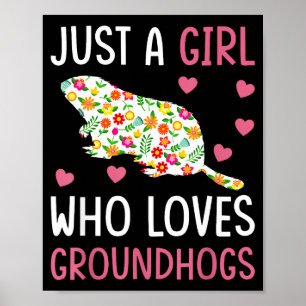 Poster Juste une fille qui aime le jour de la marmotte