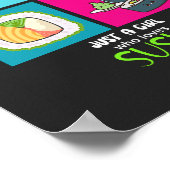 Poster Juste une fille qui aime le sushi (Coin)