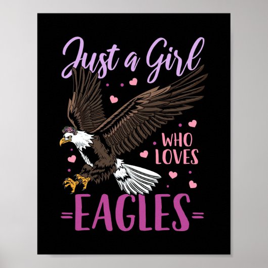 Poster Juste une fille qui aime les aigles (Devant)