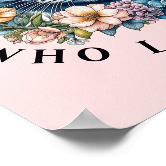 Poster Juste une fille qui aime les chats (Coin)