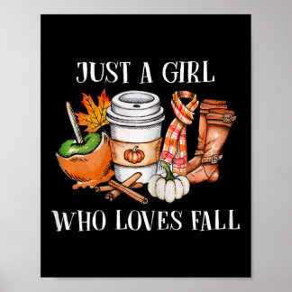 Poster Juste une fille qui aime les épices de citrouille