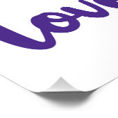 Poster Juste une fille qui aime les livres Africains-Amér (Coin)