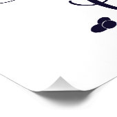 Poster Juste Une Fille Qui Aime Les Poulets Silhouette (Coin)