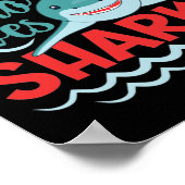 Poster Juste une fille qui aime les requins (Coin)