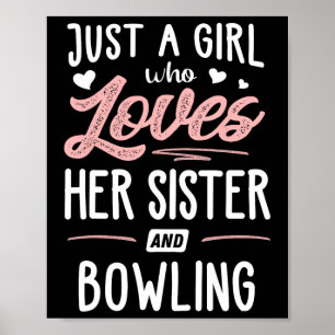 Poster Juste Une Fille Qui Aime Sa Soeur Et Le Cadeau De