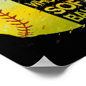 Poster Juste une fille qui aime Softll - Design divisé Gr (Coin)