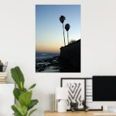 Poster juste une paire de palmiers (Bureau à domicile)