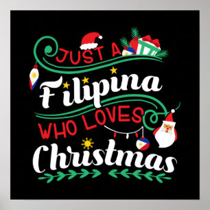 Poster Juste une Philippine qui aime Noël