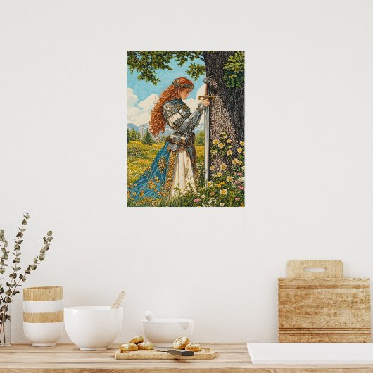 Poster Juste une princesse et son épée (Cuisine)