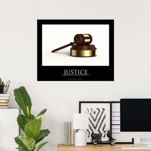 Poster Justice (Bureau à domicile)