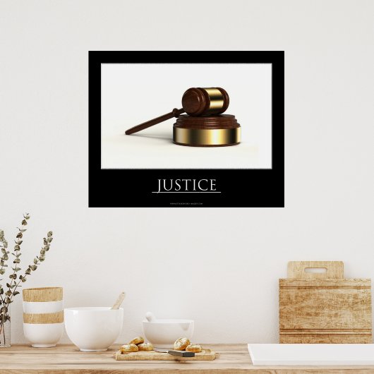 Poster Justice (Cuisine)