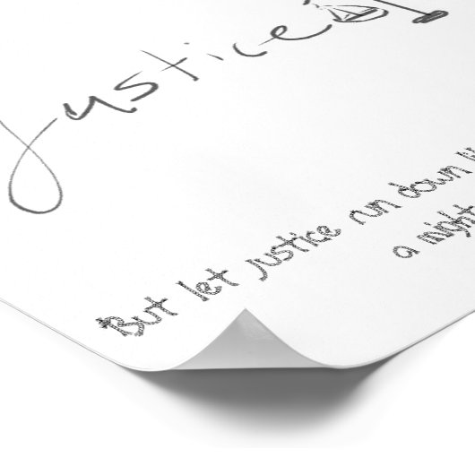 Poster Justice (affiche) (Coin)