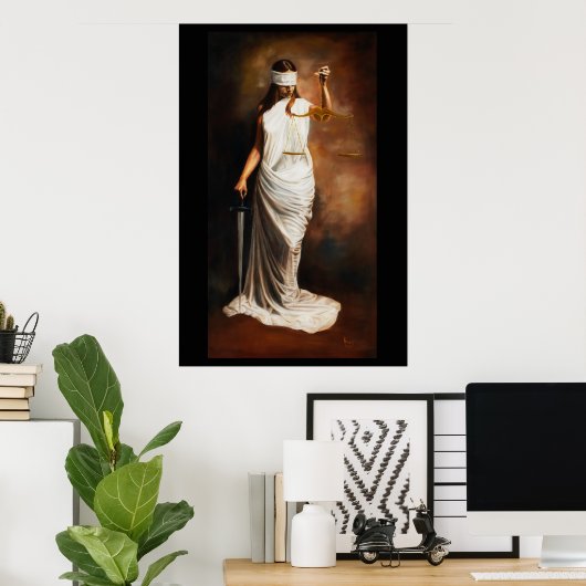 Poster Justice de la dame (Bureau à domicile)